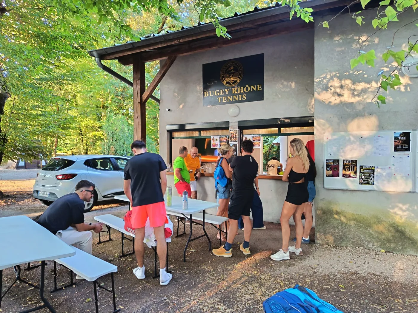 Le club-house du Bugey Rhône Tennis